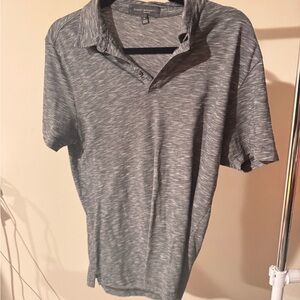 Robert Barakett Gray Polo Shirt Classic Knit